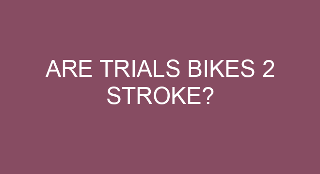 trials bikes