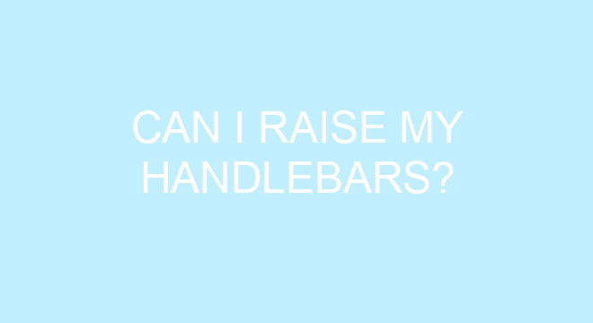 raise handlebars
