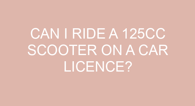 do you need a motorbike licence for a scooter