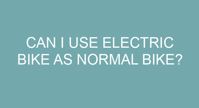 electric bike that looks normal