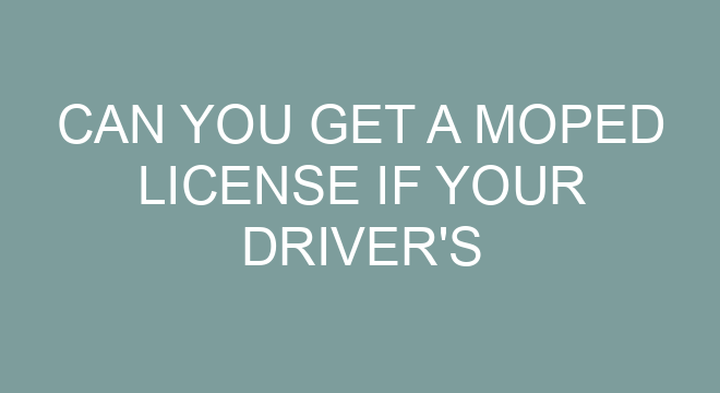 when can you get a moped license