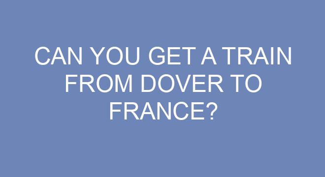 Can You Get A Train From Dover To France can-you-get-a-train-from-dover-to-france