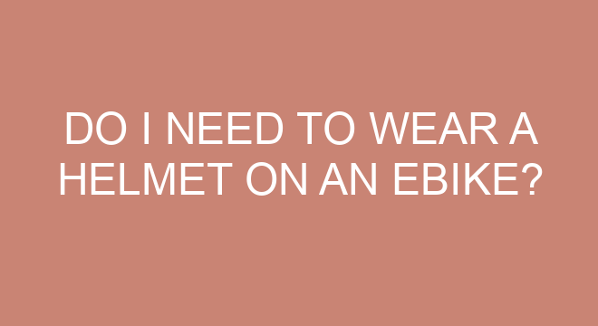 Do I Need To Wear A Helmet On An Ebike do-i-need-to-wear-a-helmet-on-an-ebike