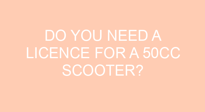 what do i need to ride a 50cc moped