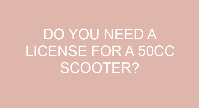 do you need a cbt for a 50cc motorcycle