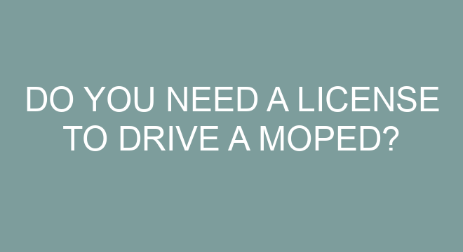do-you-need-a-license-to-drive-a-moped