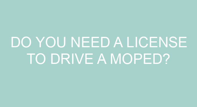 what licence do you need for a moped