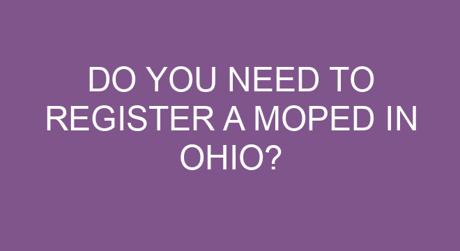 how old do you have to be to get a moped