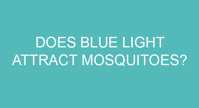 Does Blue Light Attract Mosquitoes?