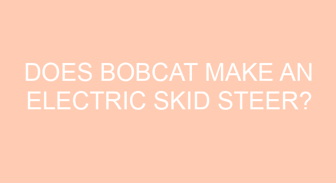 Does Bobcat Make An Electric Skid Steer?