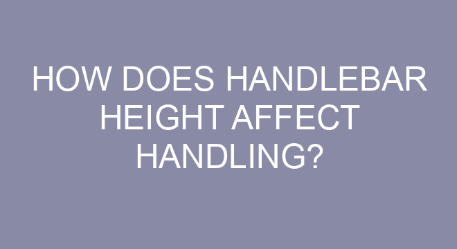 how to adjust your handlebar height