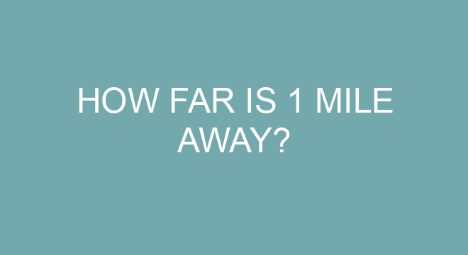 How Far Is 1 Mile Away 