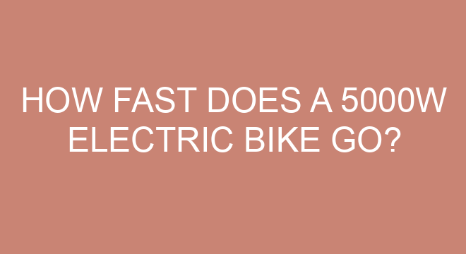 How Fast Does A 5000w Electric Bike Go how-fast-does-a-5000w-electric-bike-go