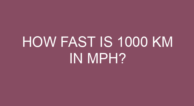 How Fast Is 1000 Km In Mph how-fast-is-1000-km-in-mph