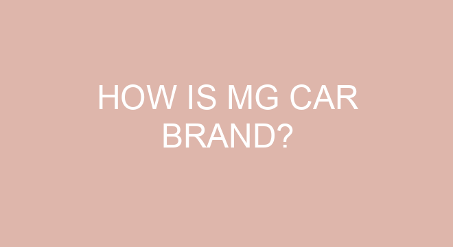 what car brand mg