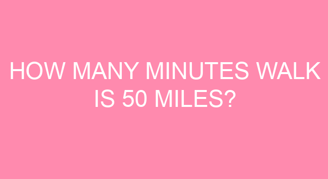 how many miles is 5 minutes walk