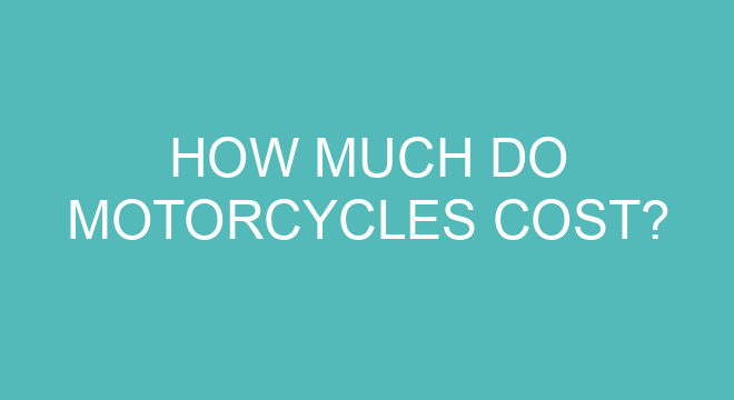 average motorbike cost