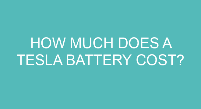  how much does a tesla battery cost 
