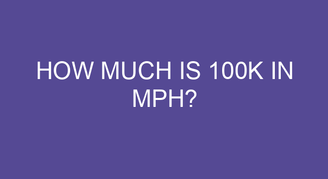 How Much Is 100k In Mph how-much-is-100k-in-mph