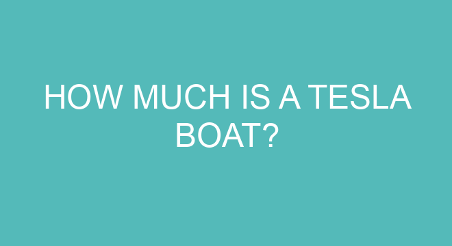 How Much Is A Tesla Boat how-much-is-a-tesla-boat
