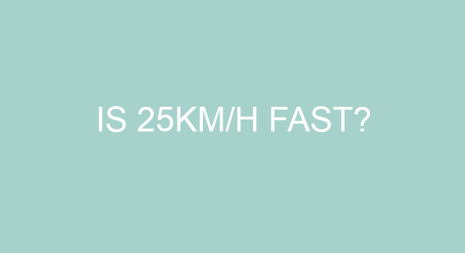 Is 25km h Fast is-25km-h-fast