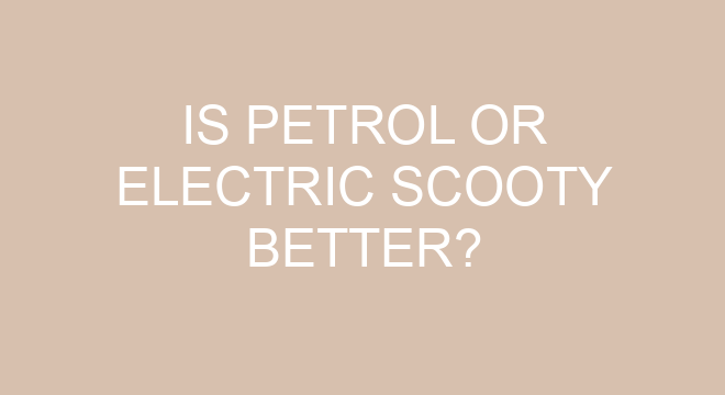 scooty electric and petrol price
