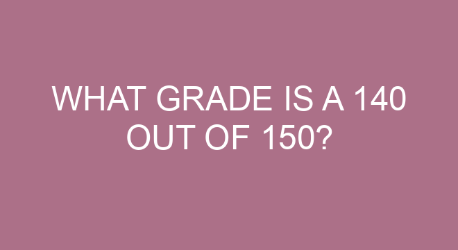 what-grade-is-a-140-out-of-150