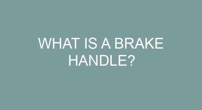 brake lever touches handlebar