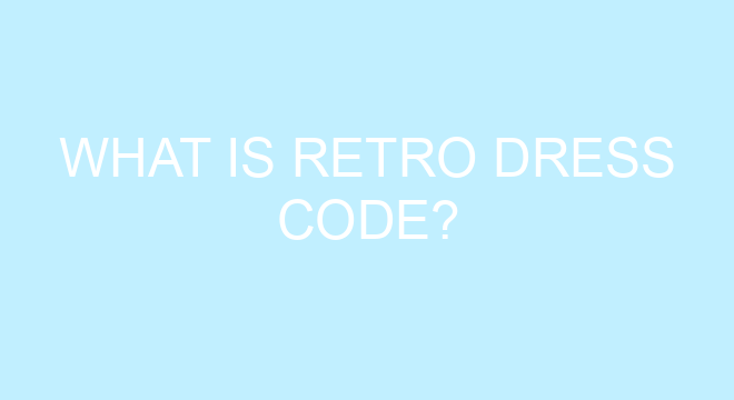 what-is-retro-dress-code