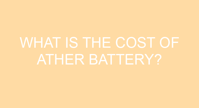 cost of ather 450 battery