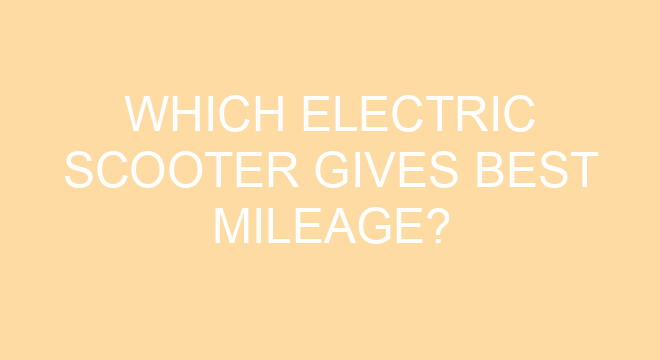 electric scooter price and mileage