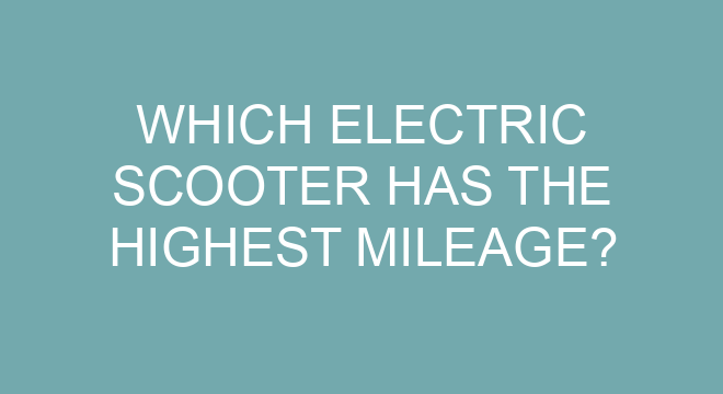 electric scooter price and mileage