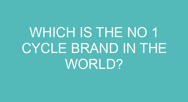 no 1 cycle brand