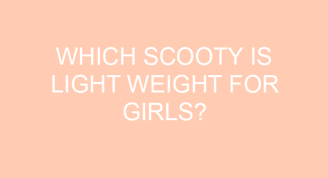 light weight scooty price